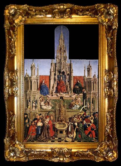 framed  unknow artist The Source of Life and the Triumph of Church over the Synagogue, ta009-2
